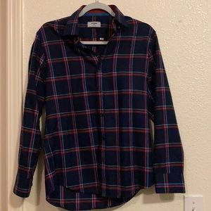 Renoma Paris Slim fit played shirt blue red women’s